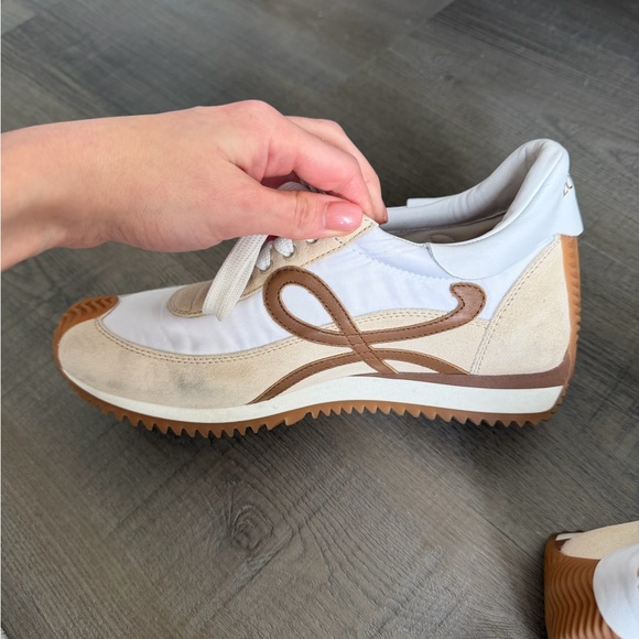 Loewe flow runner White and Tan Sneakers - Picture 5 of 7